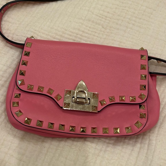 Valentino Rock stud Mini Crossbody in Pink - Picture 10 of 14